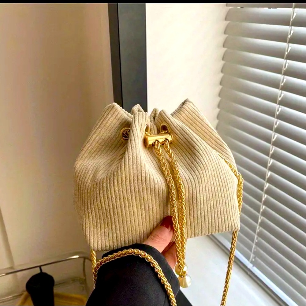 Brand new tan crossover purse